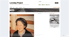 Desktop Screenshot of lovedayproject.com